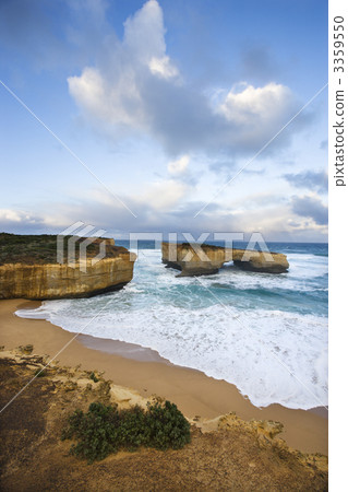 Landforms on coast. 3359550