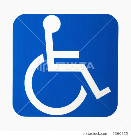 Handicap sign. 3360255