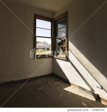 Window in empty room. Window in empty room. 3360554
