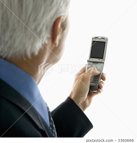 Man text messaging. 3360666