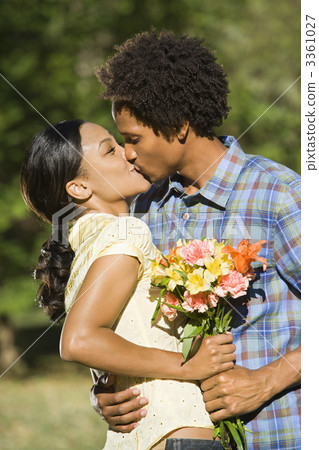 Couple kissing. Couple kissing. 3361027