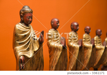 Buddhist statues. 3361171