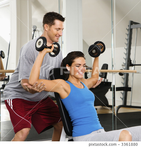 Woman lifting weights Woman lifting weights 3361880