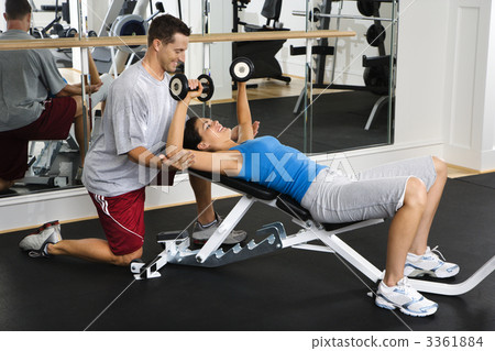 Woman doing workout Woman doing workout 3361884