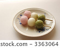 Three-color dumpling 3363064