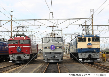 Tohoku, Joetsu line Blue train traction locomotive 3364801