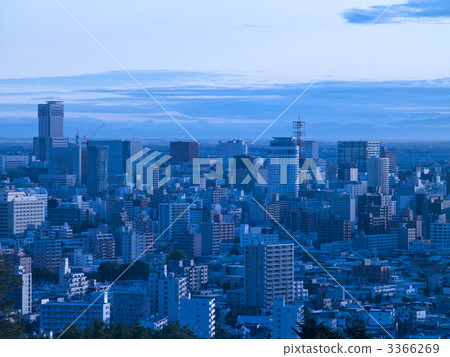 A city in the morning 3366269