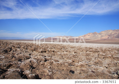 Distant landscape as a deathbed of Death Valley in the US National Park 3367651