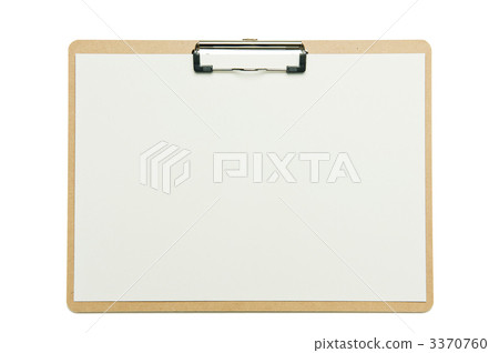 Clip board with blank paper in between 3370760