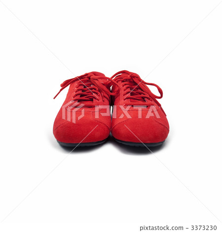 紅色的鞋子和白色的背 3373230