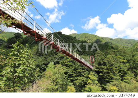 Suspension bridge to Abe Otaki Suspension bridge to Abe Otaki 3374749