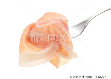 Fork and raw ham 3382250