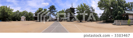 四國佛第75號佛教'Zentsuji'Hongashi-in（Gaki）全景 3383467