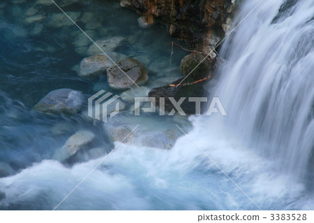 Biei · white beard waterfall ③ flow 3383528