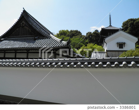 Gogaku Temple Nakanocho white wall Gogaku Temple Nakanocho white wall 3386801