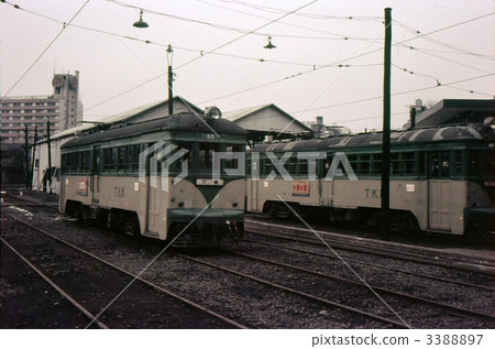 昭和43 Tamaya Ohashi Bridge Garage Tokyu Tamagawa Line 3388897