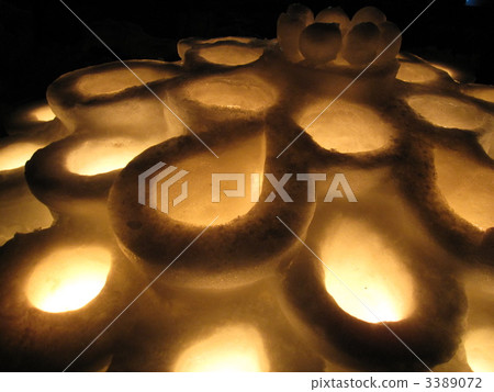 Otaru snow light path Otaru snow light path 3389072