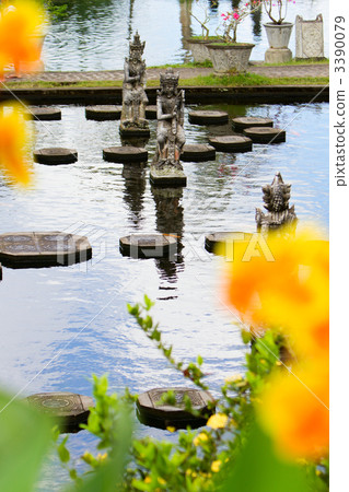 Water palace in Bali 3390079