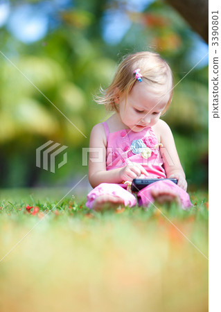 Toddler girl at summer Toddler girl at summer 3390801