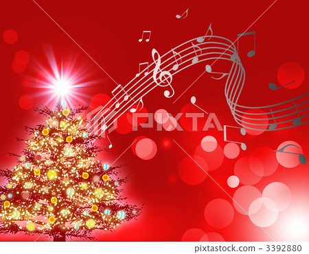 Christmas tree and Christmas carol 3392880