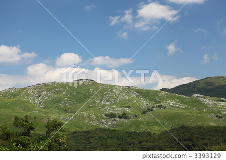 Karst topography hills and sky Karst topography hills and sky 3393129
