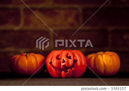 A ghost of pumpkin of Halloween A ghost of pumpkin of Halloween 3393157