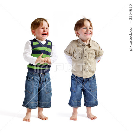 Twin series: One face two emotions 3394630