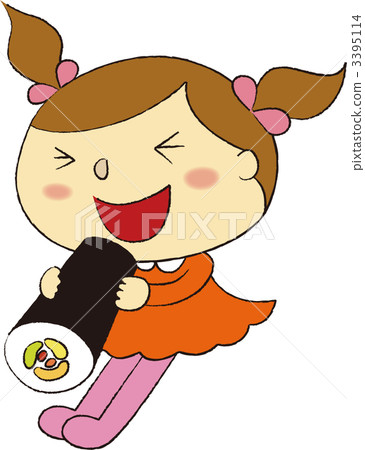 A girl who eats Ehomaki A girl who eats Ehomaki 3395114