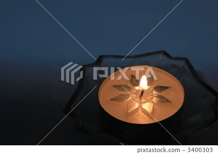 Snow Crystal Candle Snow Crystal Candle 3400303