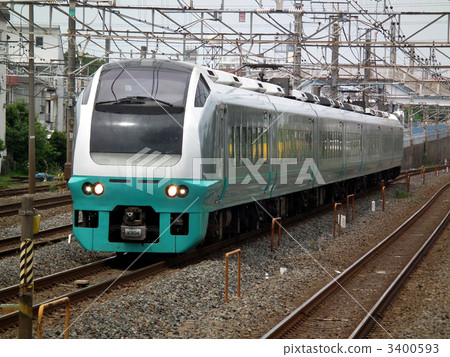 新鮮的日立E 653系列Mabashi站 3400593