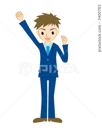 A salaryman to pose a gut A salaryman to pose a gut 3400765