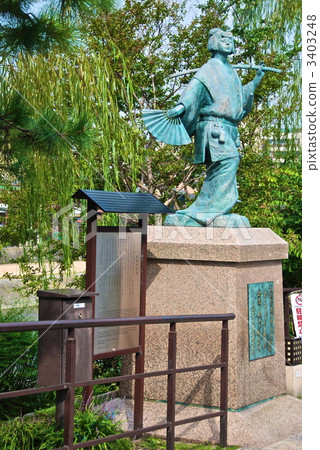 Statue of "Akoku no Ikkoku" (Shijo Ohashi Higashinori Kita / Higashiyama Ward, Kyoto City) 3403248