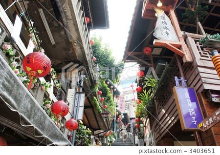 Taiwan Chiufen Attractions Sawasaki Road 3403651