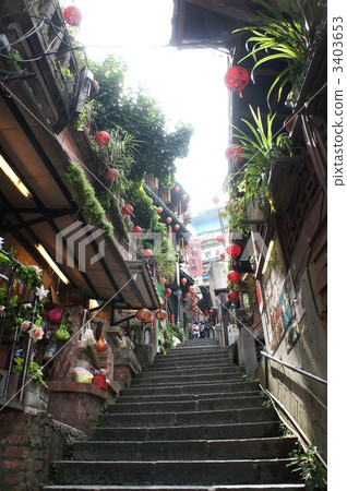 台灣九份景點Sawasaki Road 3403653