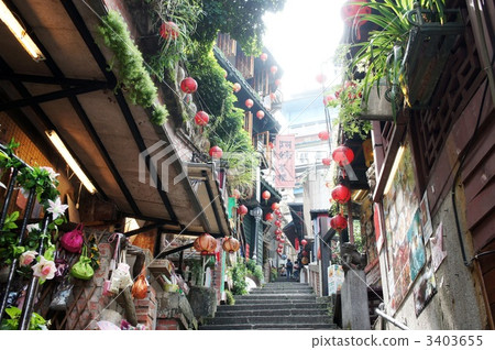 Taiwan Chiufen Attractions Sawasaki Road 3403655