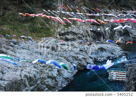 Carving of the Yoshinogawa River 3405252