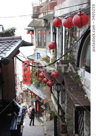 台灣九份景點Sawasaki Road 台灣九份景點Sawasaki Road 3405259