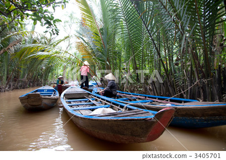 湄公河三角洲的河流 3405701