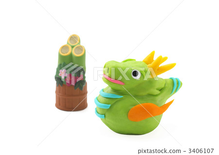 The zodiac of the year of the dragon and the ornament of the monka pillar New Year's cute dragon doll 3406107