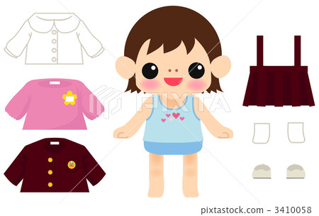 Kindergarten clothing illustration Kindergarten clothing illustration 3410058