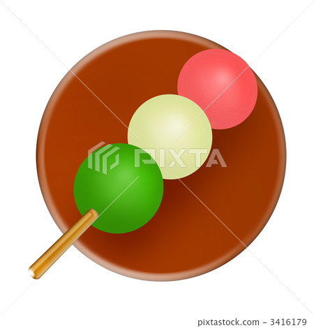 三色餃子 3416179