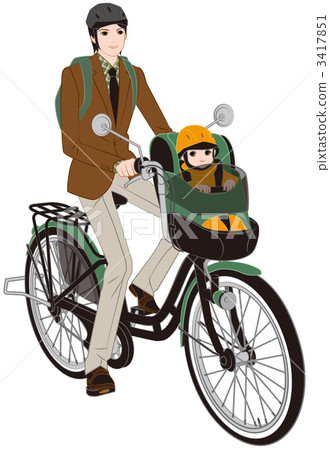 我帶孩子騎自行車 3417851