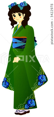 furisode, girl, young girl 3422978