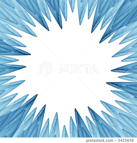 blue petals frame 3425656