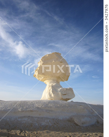 Egypt, white desert, mushroom rock 3427976