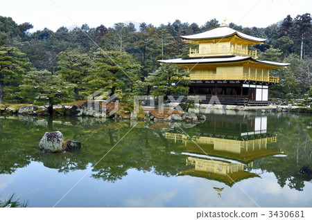 Kinkakuji Temple in the snow Kinkakuji Temple in the snow 3430681