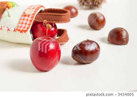 有傭人和栗子的阿爾卑斯山 3434005