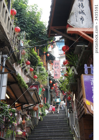 台灣九份景點Sawasaki Road 3435591