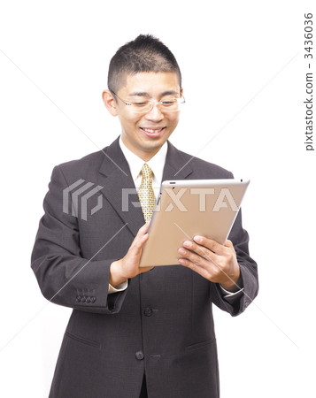 iPad and male 3436036