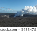 Superb fumes climbing from Kilauea volcano crater 3436478